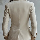 Constance | Blazer Ivorin Kirjailtu Puku