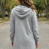Brixley™ | Pitkä Vetoketjullinen Neuletakki