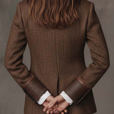 Gisèle | Blazer, jossa on painetut Chevron-insertti