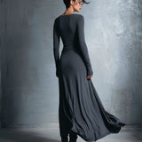 Naomie | Maxi-mekko Silkkisoljella