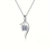 Elegantti Moissanite-kaulakoru
