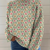 Chloe | Ihana kukkakuosiset turtleneck