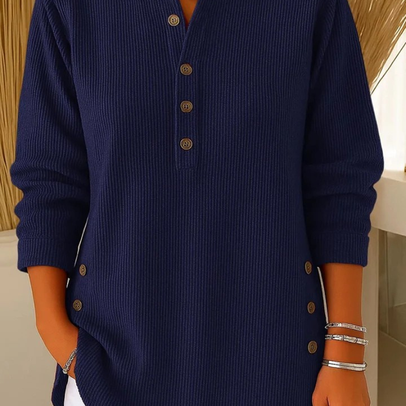 Neva™ | Napitettu Henley Tunika