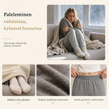 Kevyet, lämpimät lounge-housut naisille flanellivuorella
