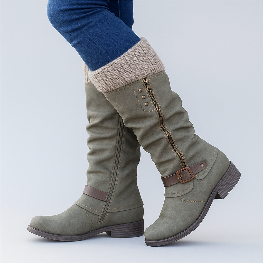 Bonnie | Tyylikkäät Tukevat Soljibootsit