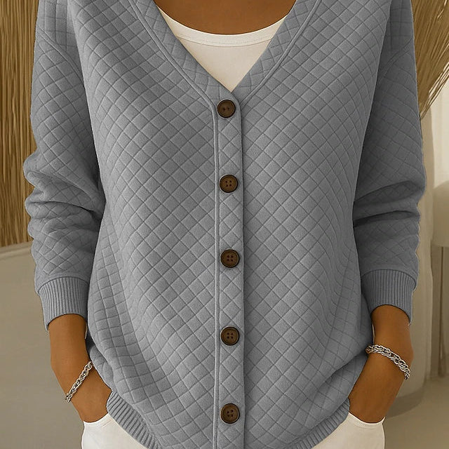 Laverne™ | Gequilt Cardigan Napilla