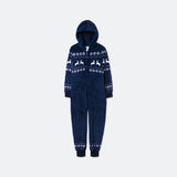 Sininen joulu-onesie lapsille