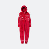 Punainen joulu-onesie lapsille