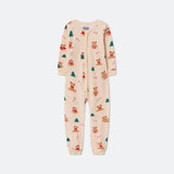 Beige nalle-haalari lapsille