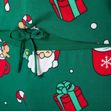 Vihreä xmas-joulupyjama miehille