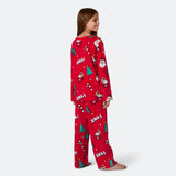 Punainen xmas-joulupyjama lapsille