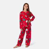 Punainen xmas-joulupyjama lapsille