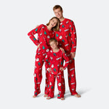 Punainen xmas-joulupyjama miehille