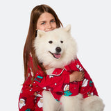 Punainen xmas-joulupyjama lapsille