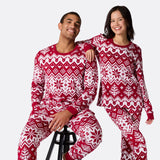 Punainen jouluneule-joulupyjama naisille