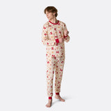 Piparkakku-joulupyjama miehille