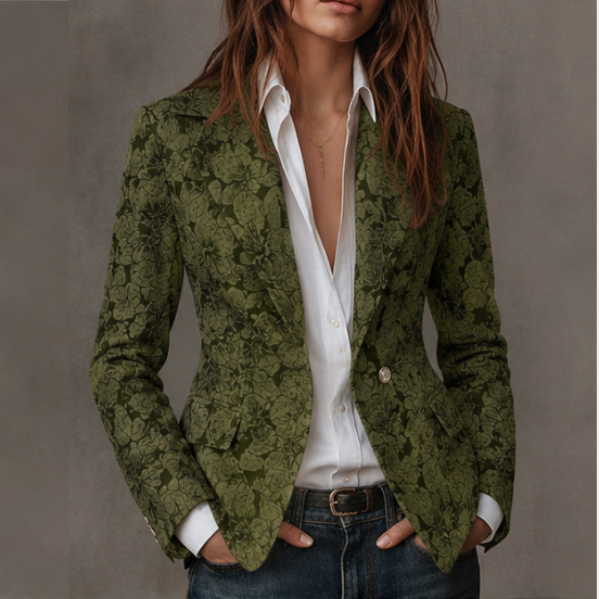 Estelle | Blazer Jacquard Kasmir Tiukka