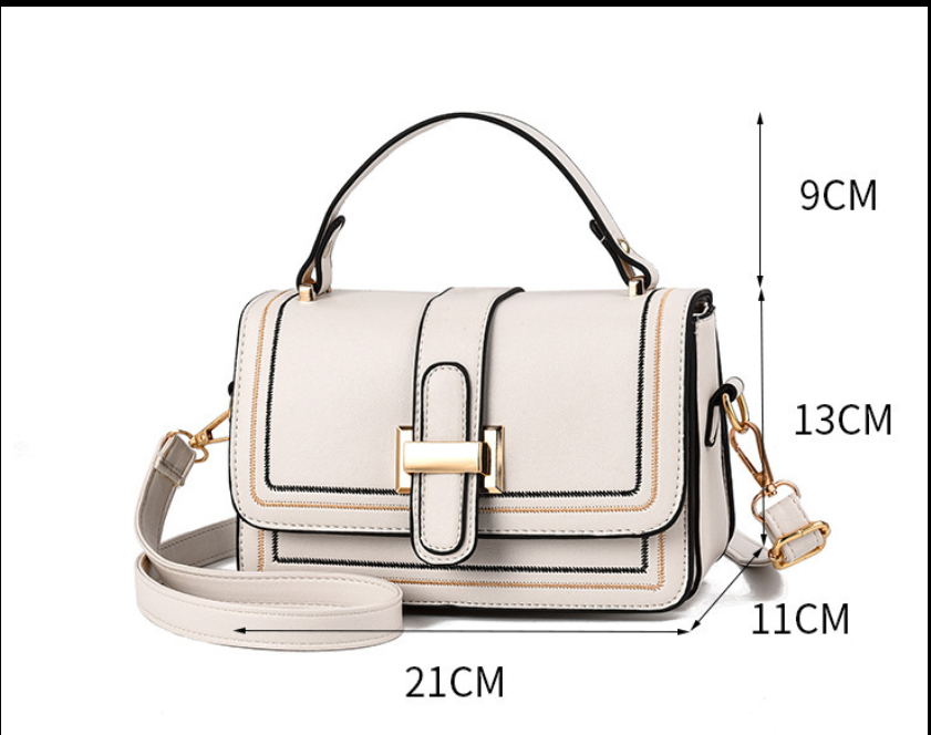 Luna Paris -laukun mitat 21 x 13 x 11 cm
