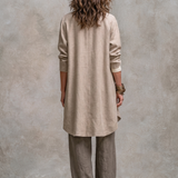 Flaminia | Kolmeosainen Puku Palazzo-housuilla, Beige ja Harmaa
