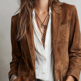 Marcela | Vintage Ruskea Blazer