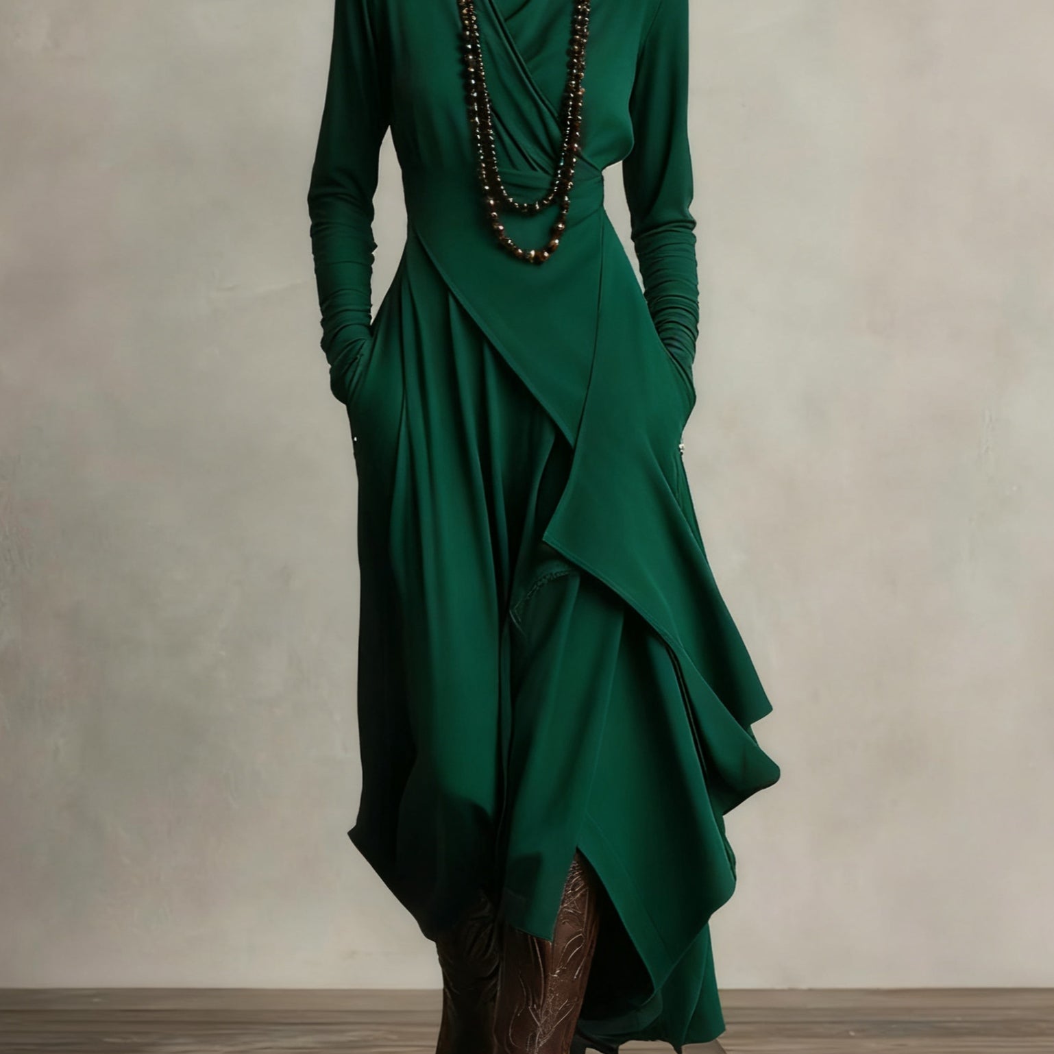 Arielle | Vintage Asymmetrinen Kauluspuku