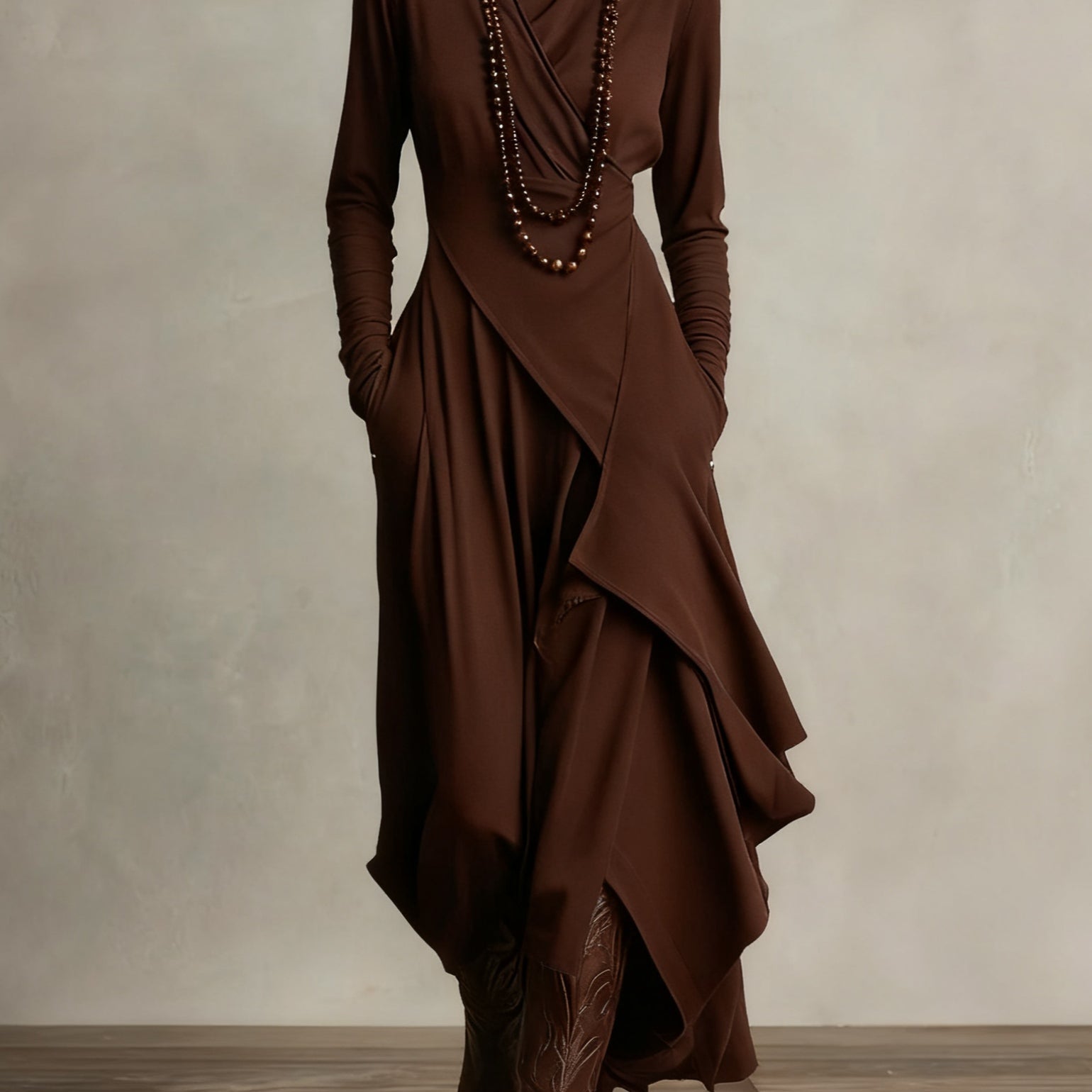 Arielle | Vintage Asymmetrinen Kauluspuku