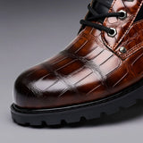 Chase | Kohokuvioidut nahkasaappaat