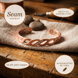 Vera's Seam Kuparirannekoru