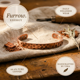 Vera's Furrow Kuparirannekoru