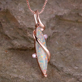 Opal Rose -riipuskaulakoru