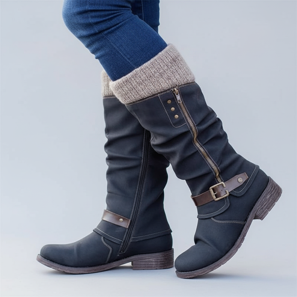 Bonnie | Tyylikkäät Tukevat Soljibootsit